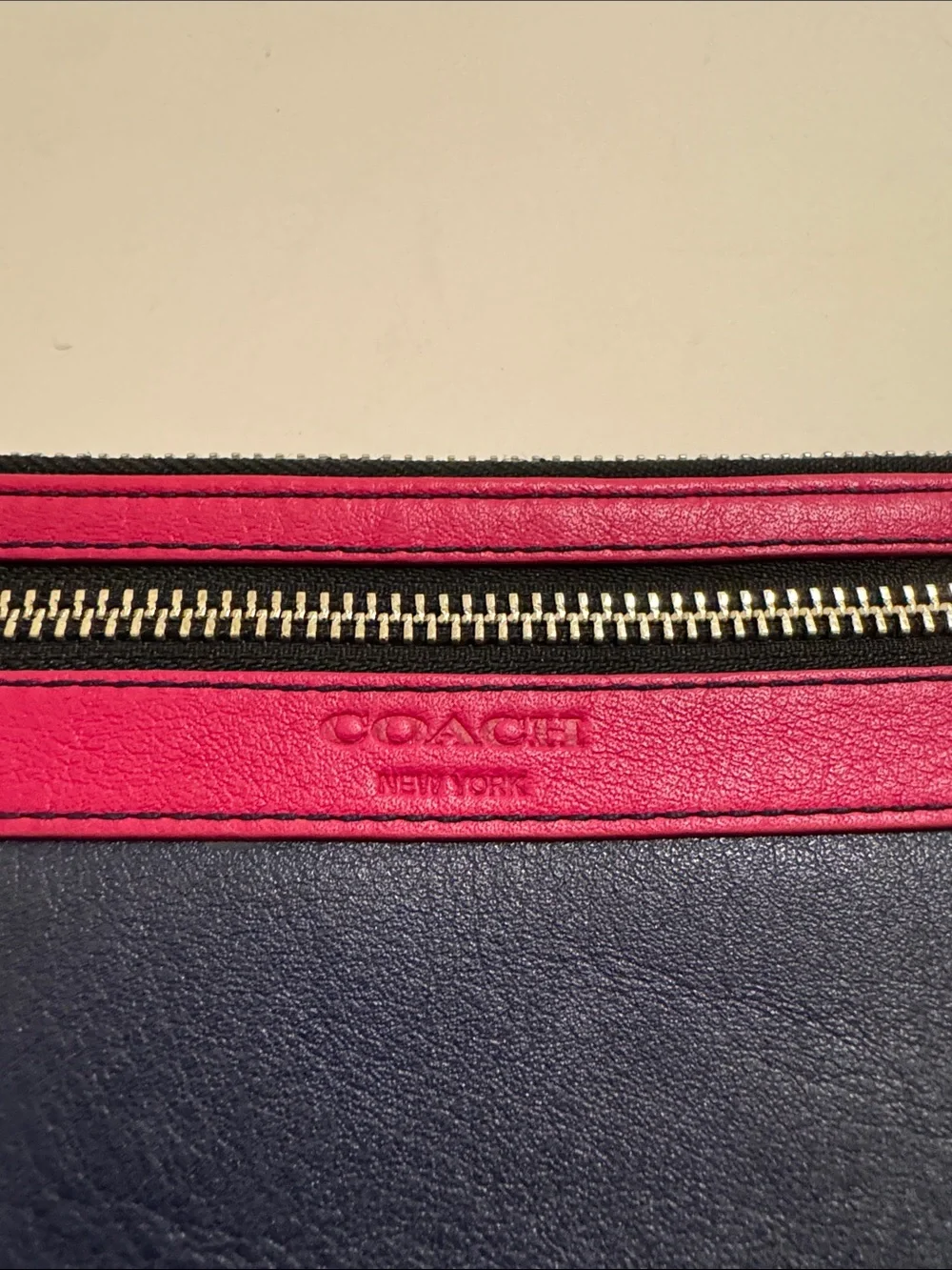 Coach Legacy Color block wristlet